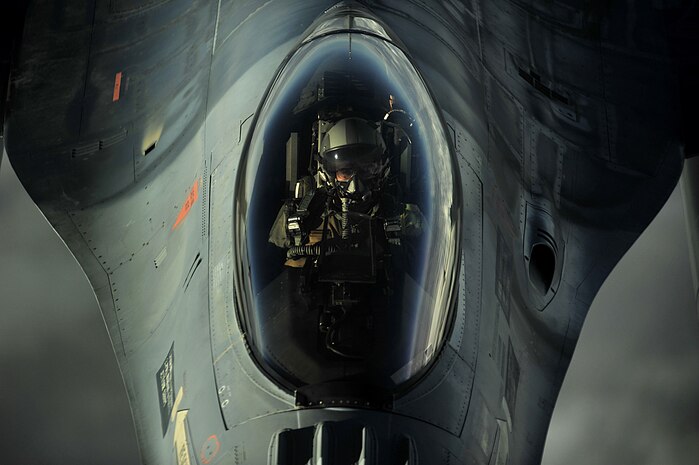 This photo of a Belgian F-16 Fighting Falcon on a combat patrol in Afghanistan helped Staff Sgt. Aaron Allmon, a member of the 1st Combat Camera Squadron, win first place in the Pictorial category of this year’s Visual Information Awards Program. (U.S. Air Force photo/Staff Sgt. Aaron Allmon)