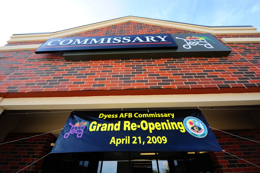 DYESS AIR FORCE BASE, Texas - The Dyess Commissary will hold its grand re-opening ceremony at 9 a.m., April 21. (U.S. Air Force photo by Airman 1st Class Stephen Reyes)