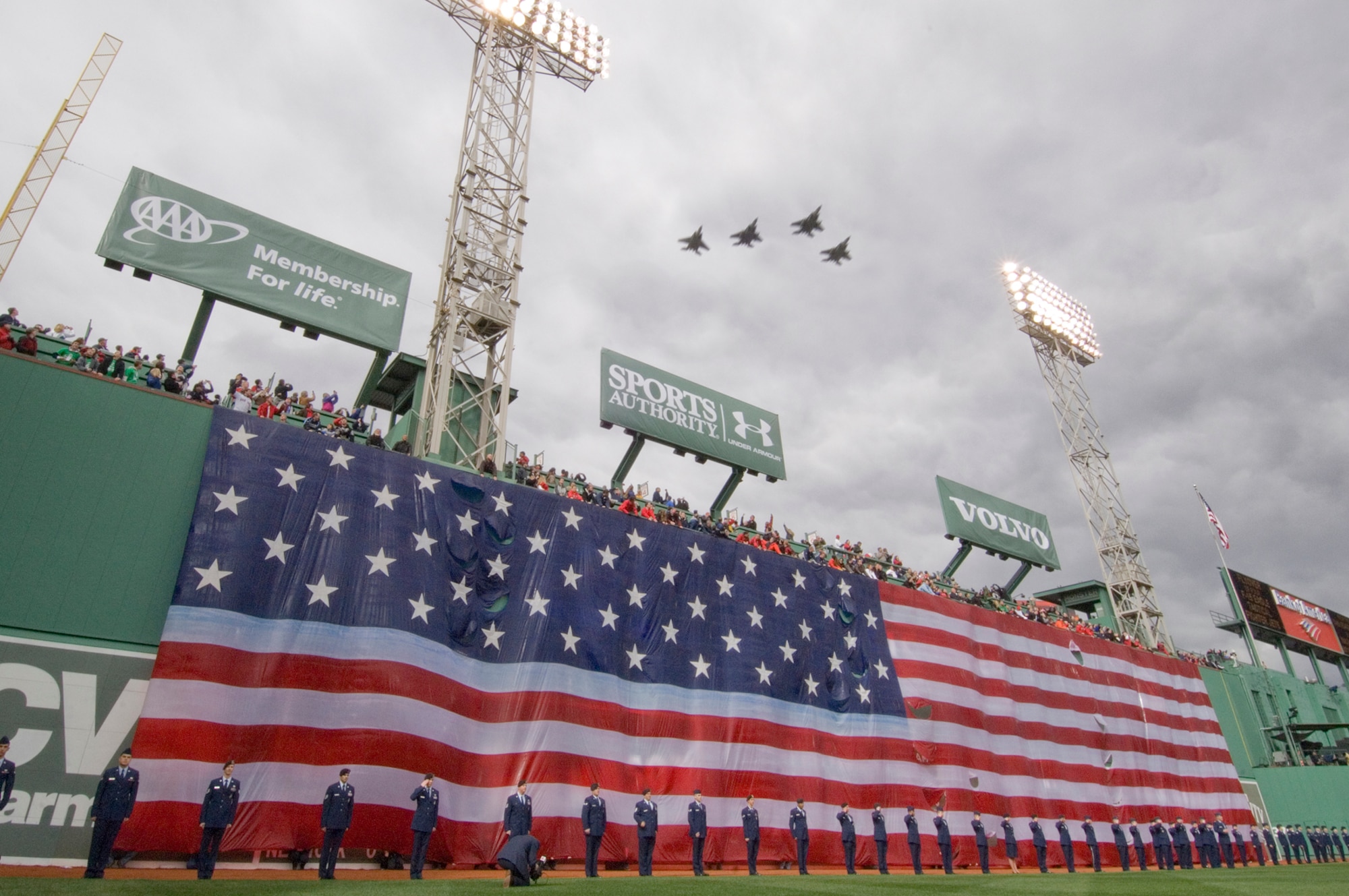 Opening day at Fenway Park > Air Force Base > Article Display