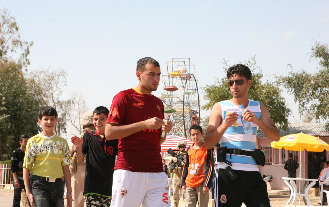 April 2009: Habbaniyah Tourist Village, Iraq has seen a recent influx of vacationers, a huge improvement from last year. Once a popular vacationing area in the 1970’s and 1980’s, it quickly lost its appeal as it became a refugee camp for Iraqis fleeing the sectarian violence in Baghdad and Fallujah after the start of Operation Iraqi Freedom in 2003. (U.S. Marine Corps photograph by 2nd Lt. Michele Perez)