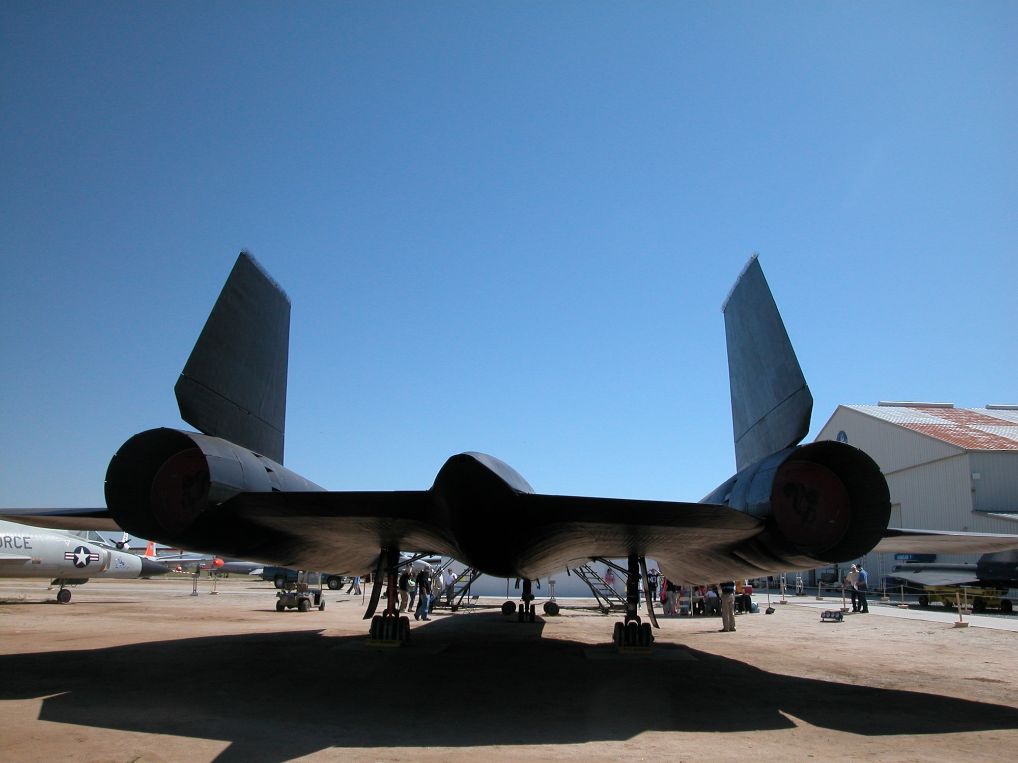 The SR-71 was operational from 1968 through 1990 and flew for the last time in 1999. (U.S. Air Force photos by TSgt Joe Davidson)