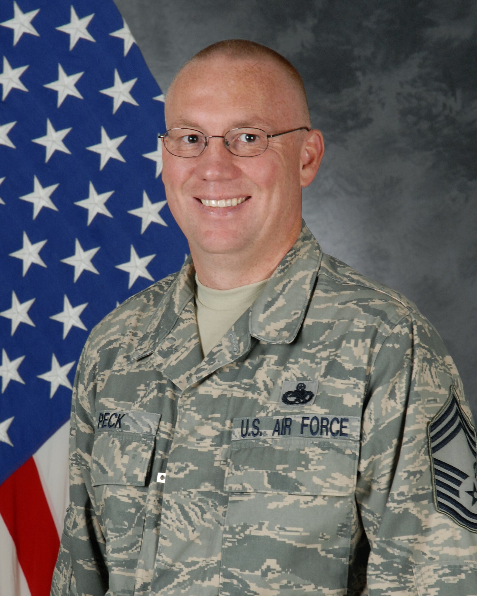 Chief Master Sgt. Norman Peck, 8th Operations Group superintendent