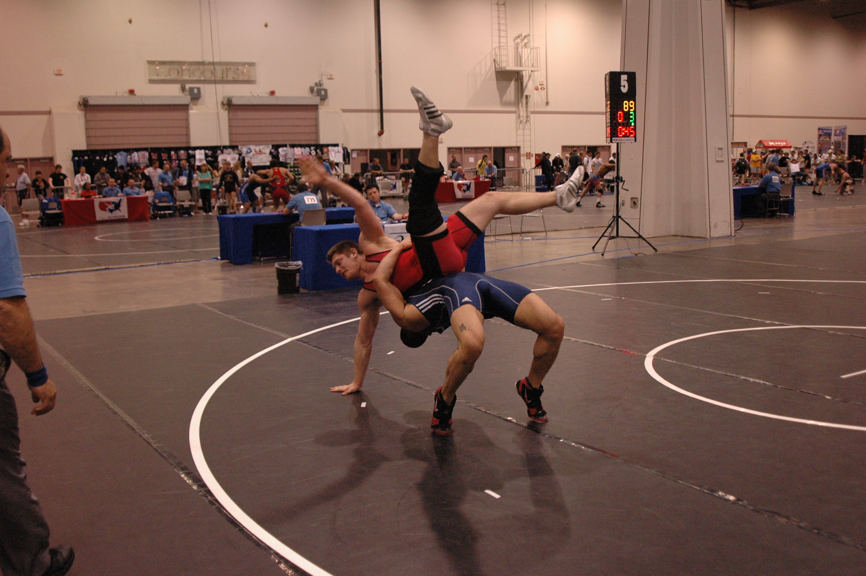 Air Force wrestling team competes at Las Vegas/ASICS United States