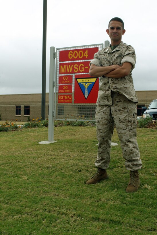 Capt. Jose Acevedo, the adjutant for Marine Wing Support Group 37, was the active-duty recipient of the Leauge of United Latin American Citiznes' Excellence in Military Service award. Acevedo received the award for his accomplishments during his year deployment to Iraq.