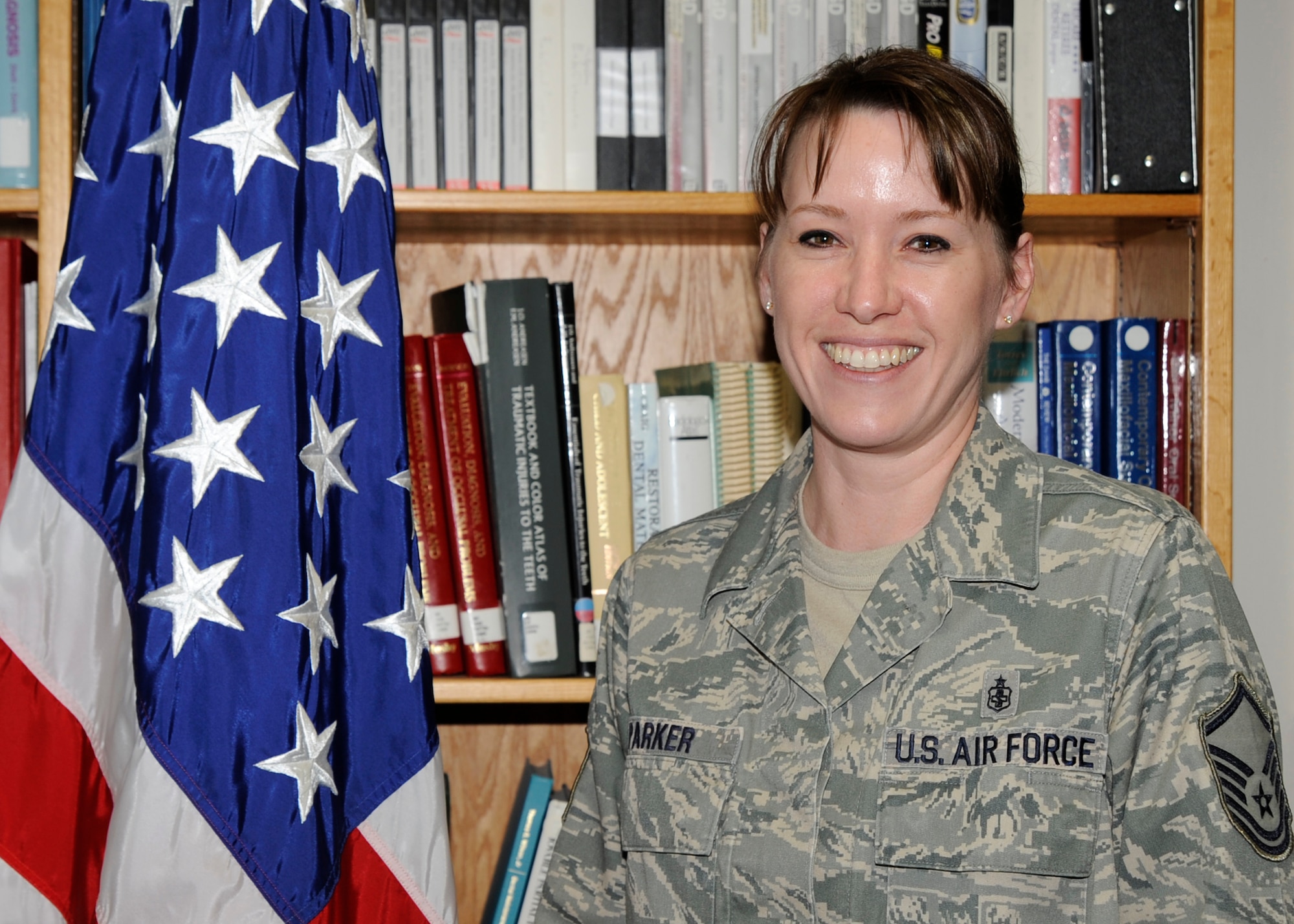 Master Sgt. Carissa Parker, 22nd Medical Readiness Flight NCOIC, was selected as one of nine enlisted Air Force members selected for the U.S. Air Force Enlisted-to-AFIT program.  