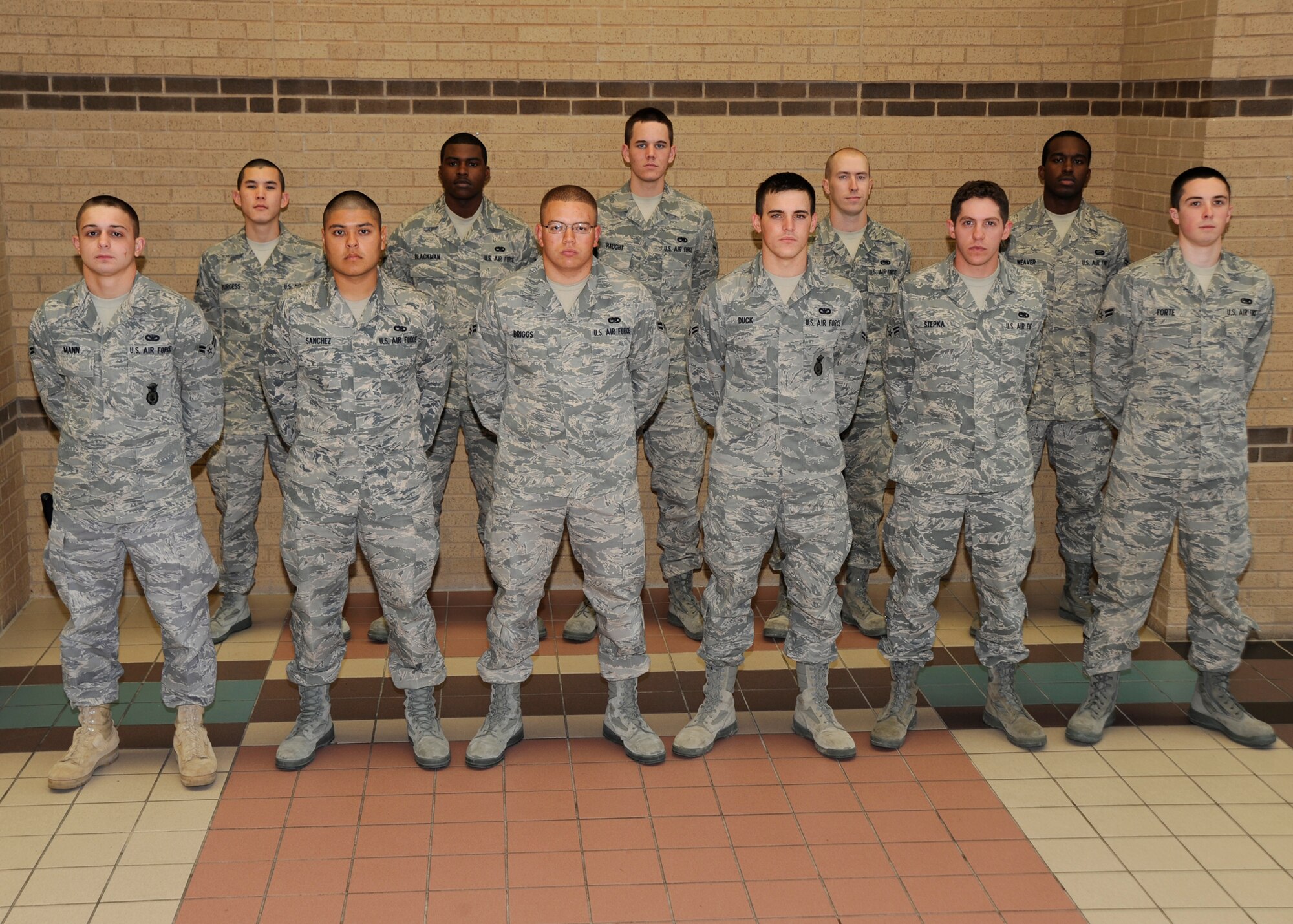 Congratulations to Team McConnell’s newest First Term Airman’s Center graduates who graduated today. Front Row: Airman 1st class Andrew Mann, Airman Cirio Sanchez, Airmen 1st class Noah Briggs, Michael Duck, Joseph Stepka, Cameron Forte. Back Row: Airman 1st class Brandon Burgess, Airmen Steven Blackman, Ryan Haught, Airmen 1st class Blake Trammell, Stewart Weaver. 