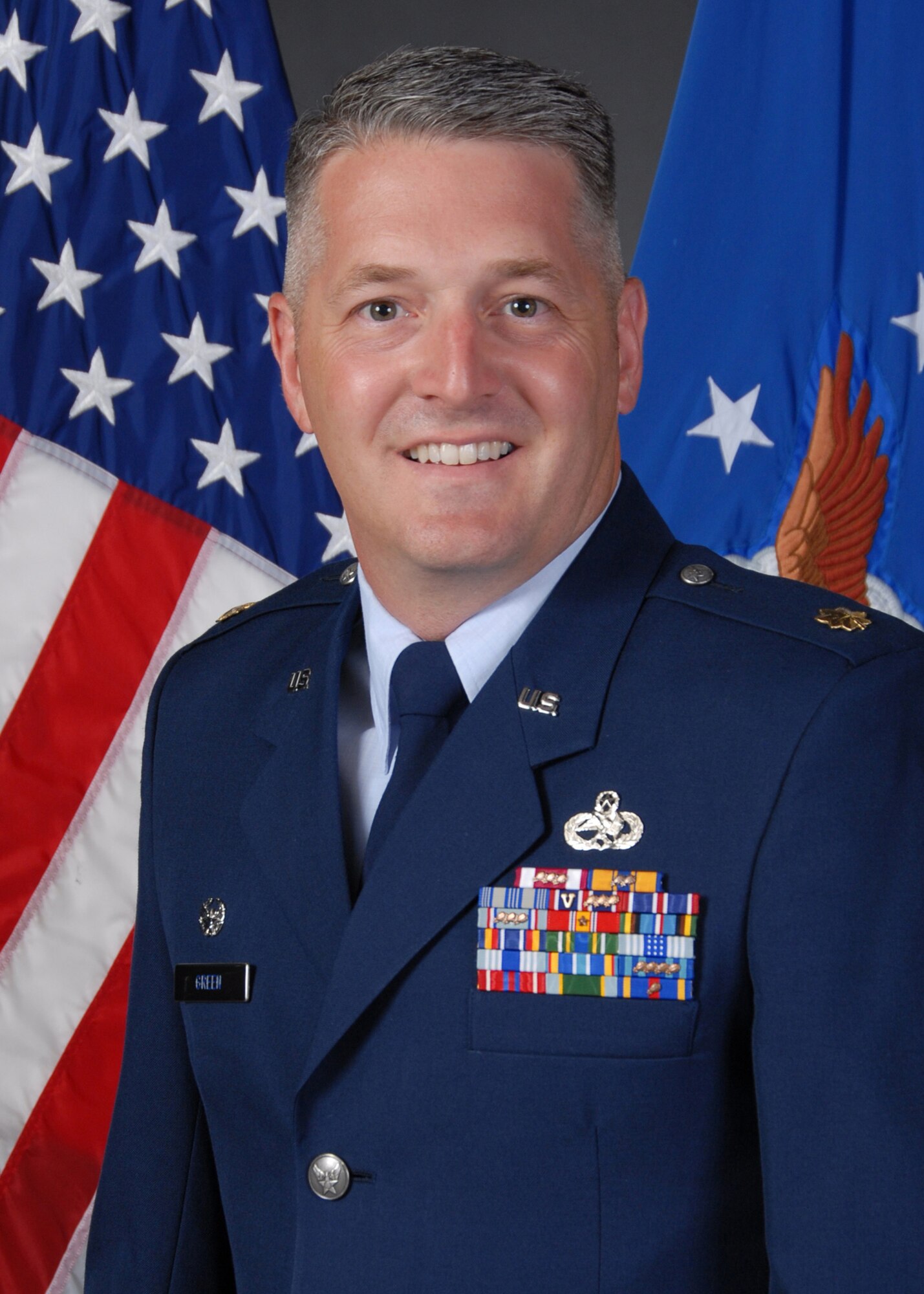 Maj. Steven Green, 18th Aircraft Maintenance Squadron commander
