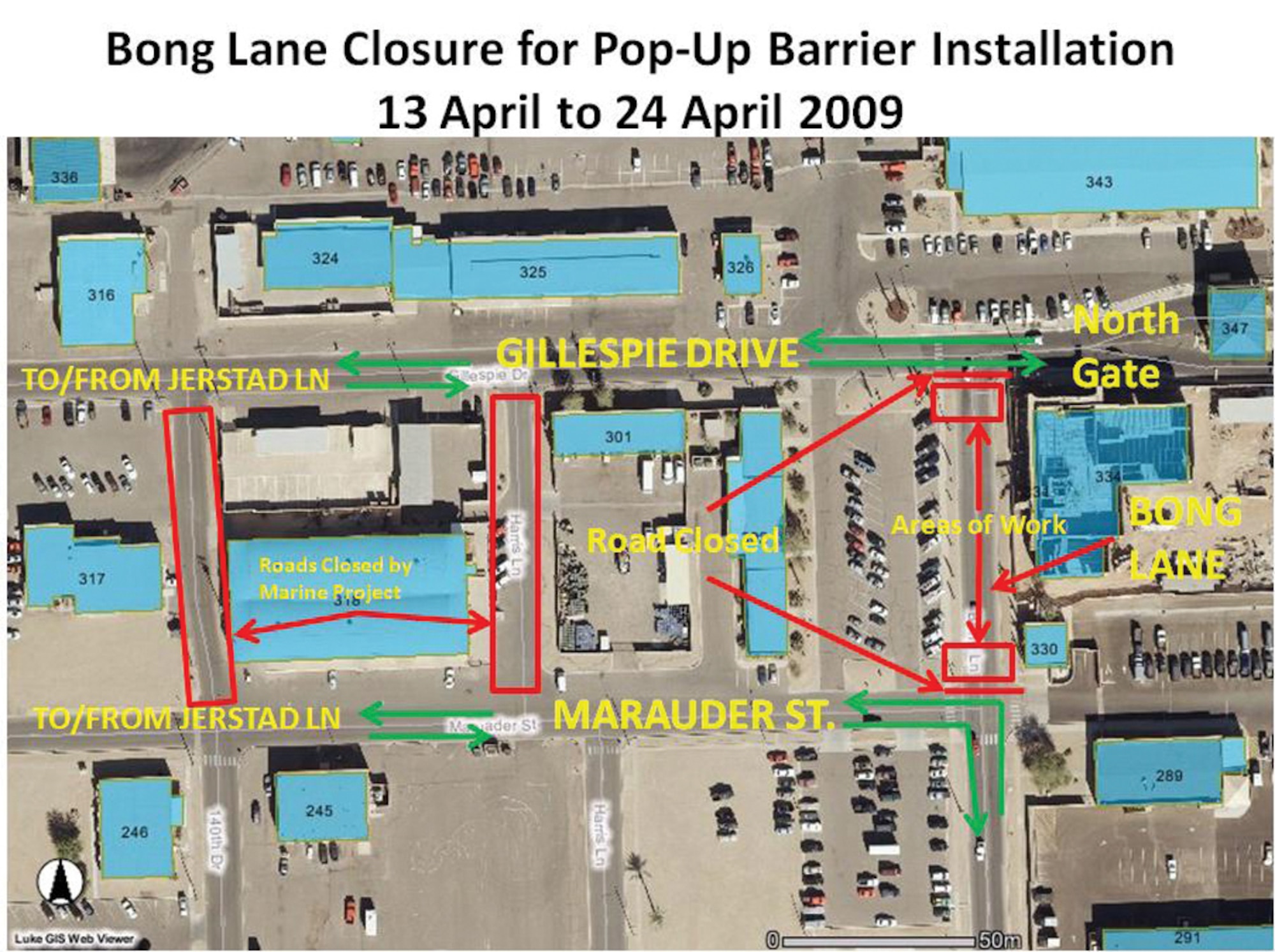 Bong Lane road closure for pop-up barrier installation
Monday to May 1 