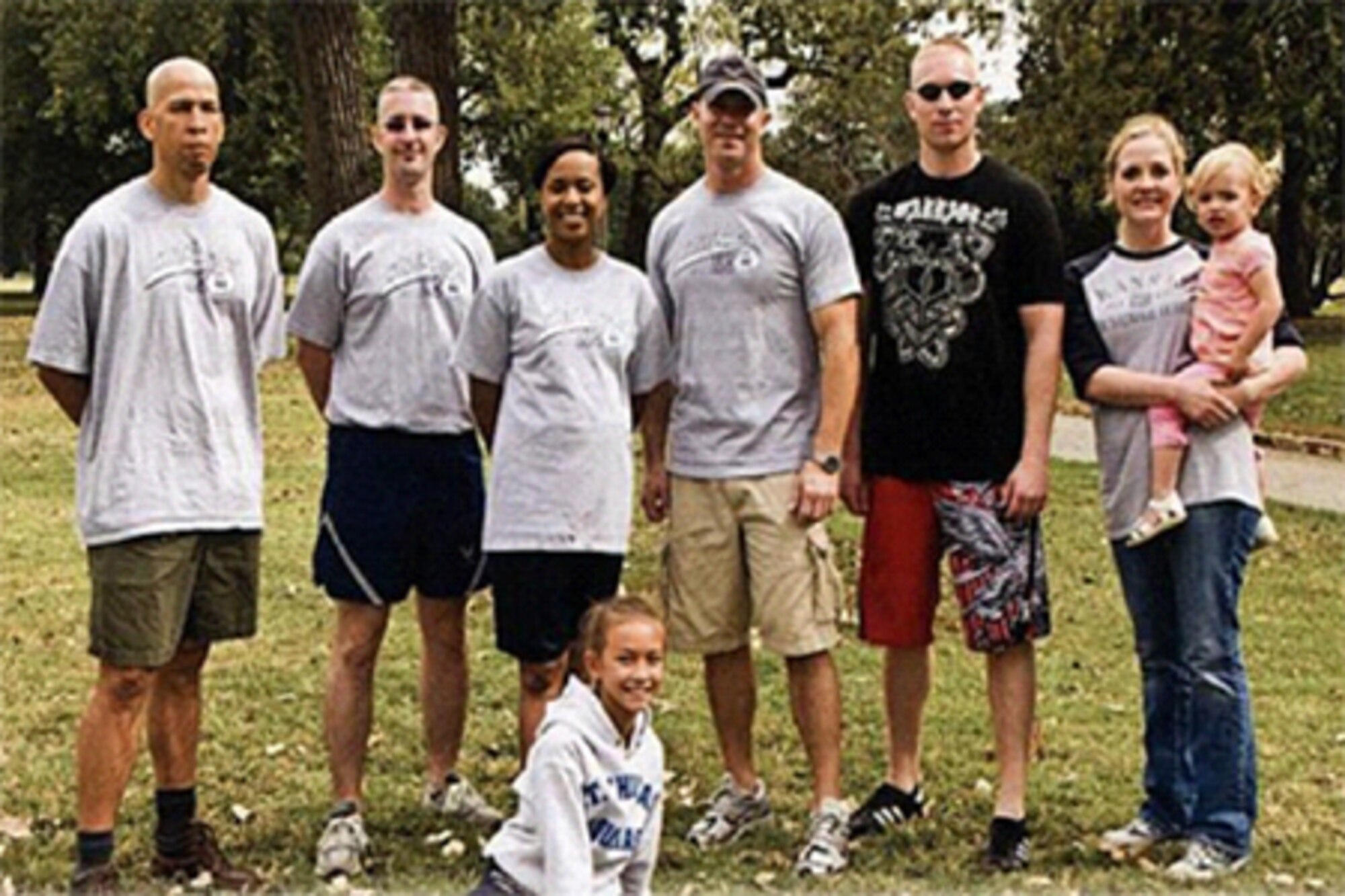 Walk For Unity participants: Frank Perez, Michael Kordish, Pam Russell, Dan Ayres, Justin Betterton, Darla Griffin