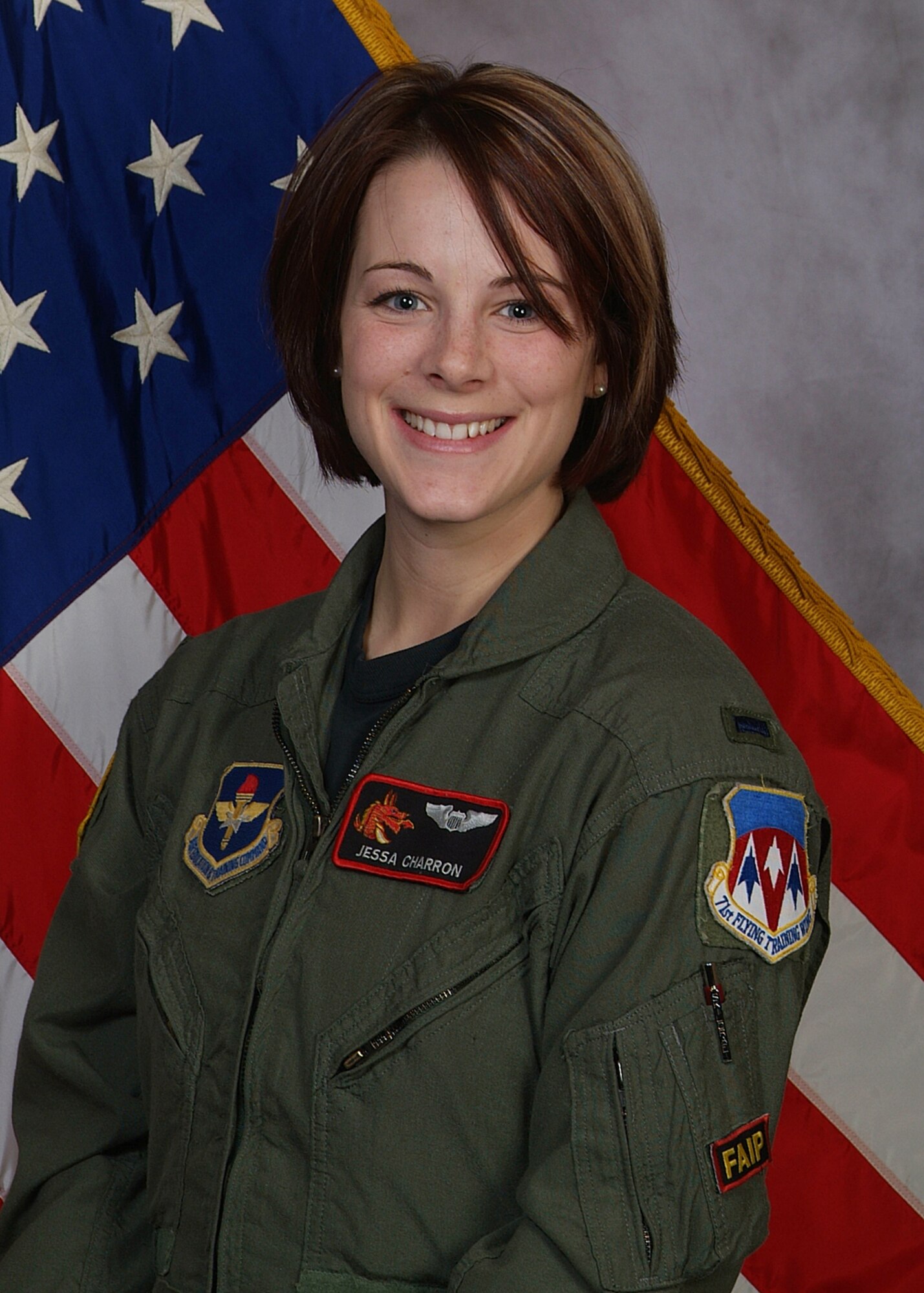 1st Lt. Jessa Charron, T-6A Texan II instructor pilot with 33rd Flying Training Squadron and victim advocate with Vance's Sexual Assault Prevention and Response program.