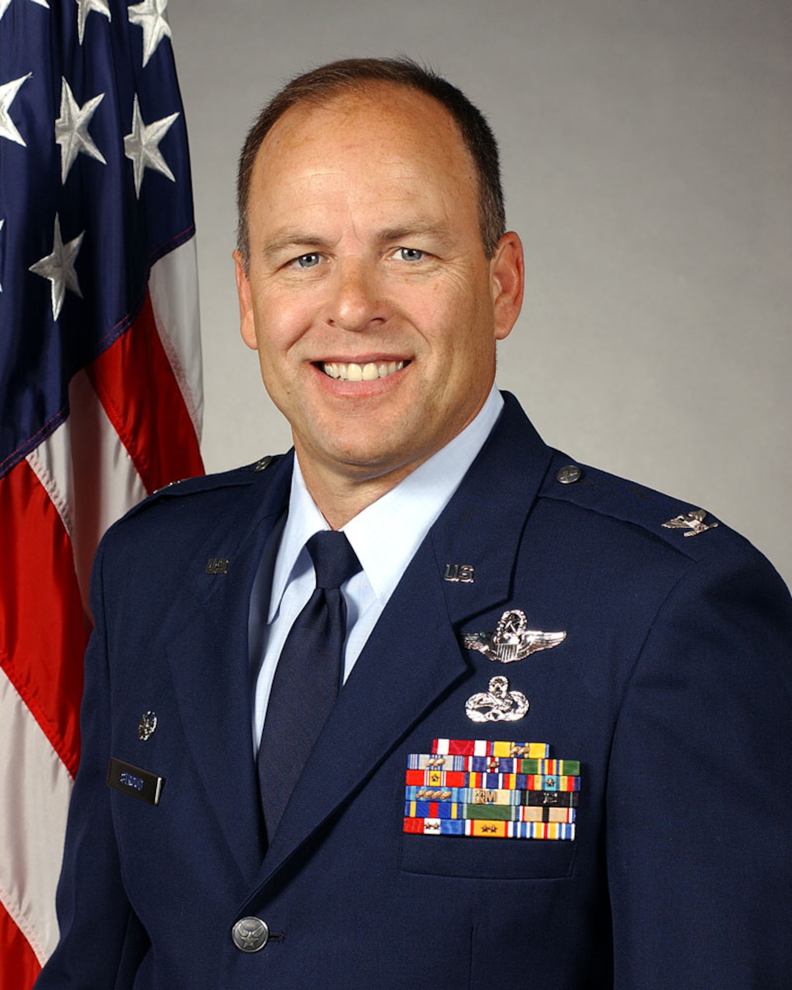 Col. Gregory N. Stroud, 162nd Fighter Wing commander, Arizona Air National Guard, Tucson International Airport.