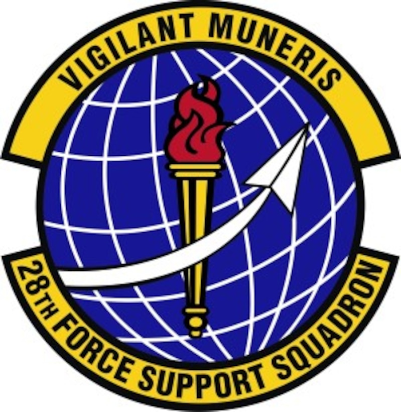 28 Force Support Squadron Emblem