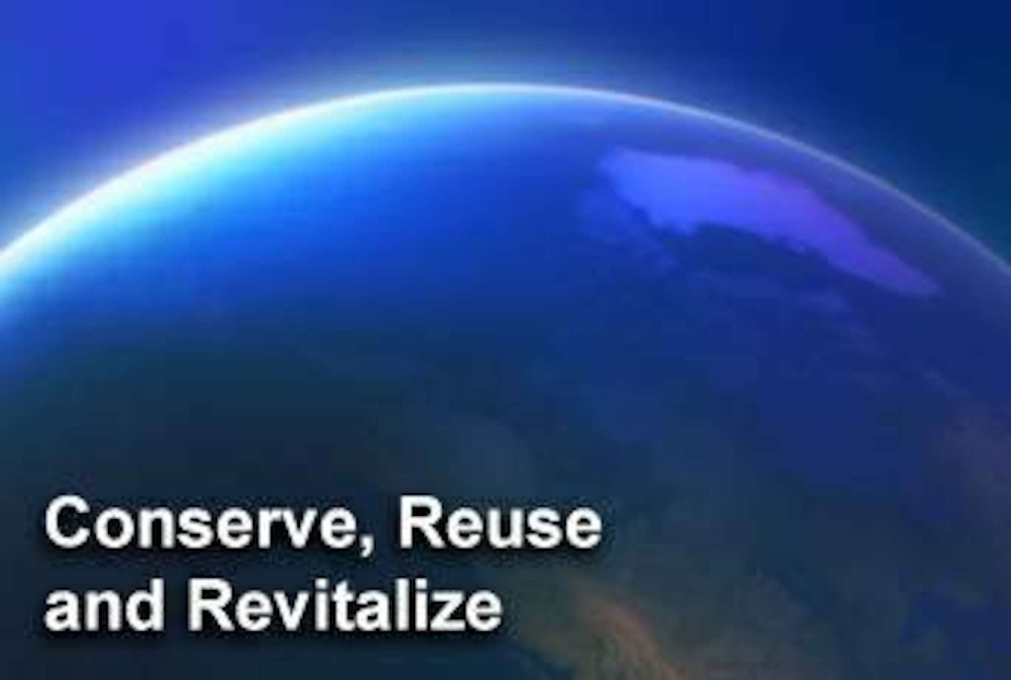 April 22 is Earth Day. Through the use of pollution prevention concepts like reduce, reuse, recycle at bases worldwide, the Air Force is winning today's fight with green solutions that support and enhance operations while protecting the environment.  (U.S. Air Force photo illustration)