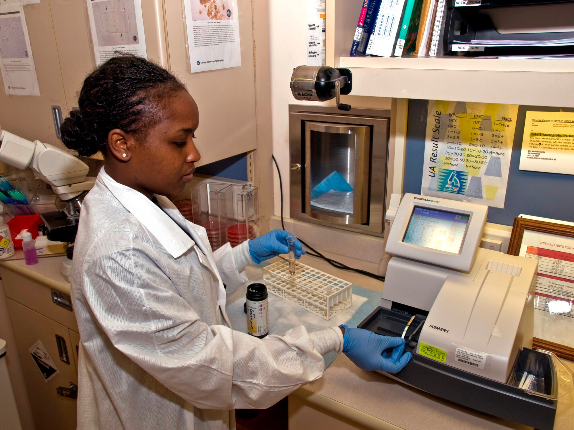 Airman 1st Class Milka Njenga is todays liberty spotlight in support of National Medical Laboratory Professionals Week. (Courtesy Photo)