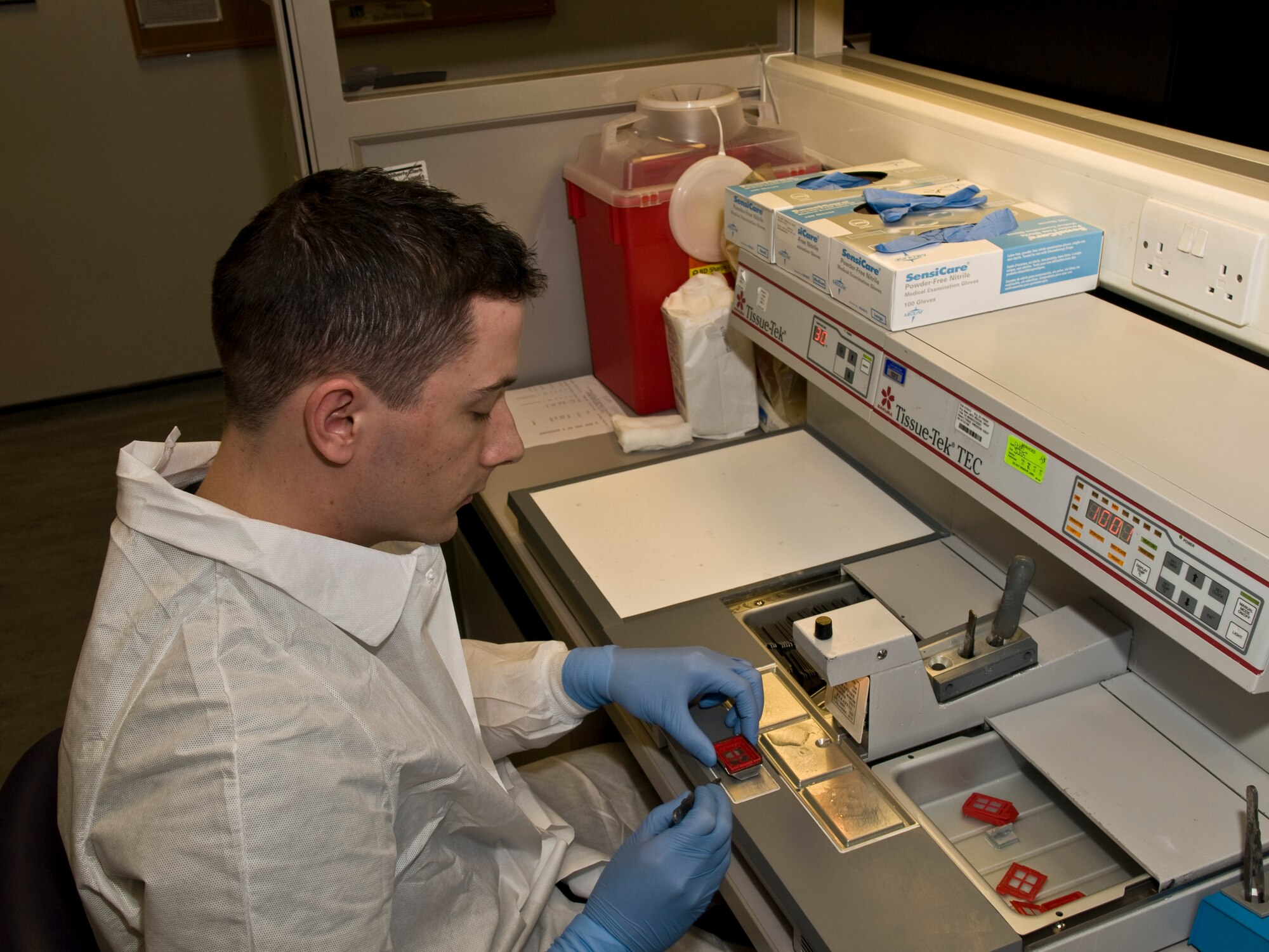 Senior Airman Christian Walls is todays liberty spotlight in support of National Medical Laboratory Professionals Week. (Courtesy Photo)