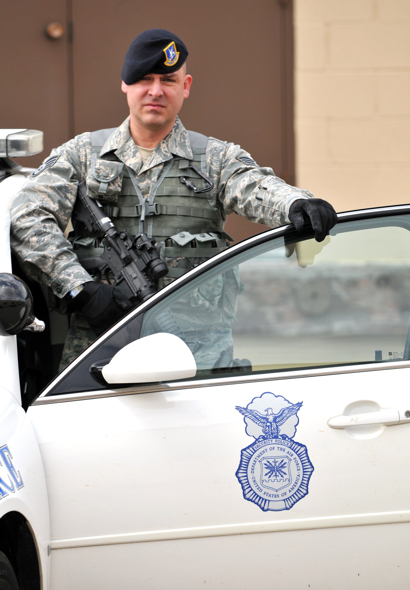 Staff Sgt. Thomas Benincosa, 419th Security Forces Squadron, was recently awarded the Air Force Combat Action Medal after an attack on his post during a deployment to Kirkuk Regional Air Base, Iraq, in 2008. (U.S. Air Force photo/Staff Sgt. Kyle Brasier)