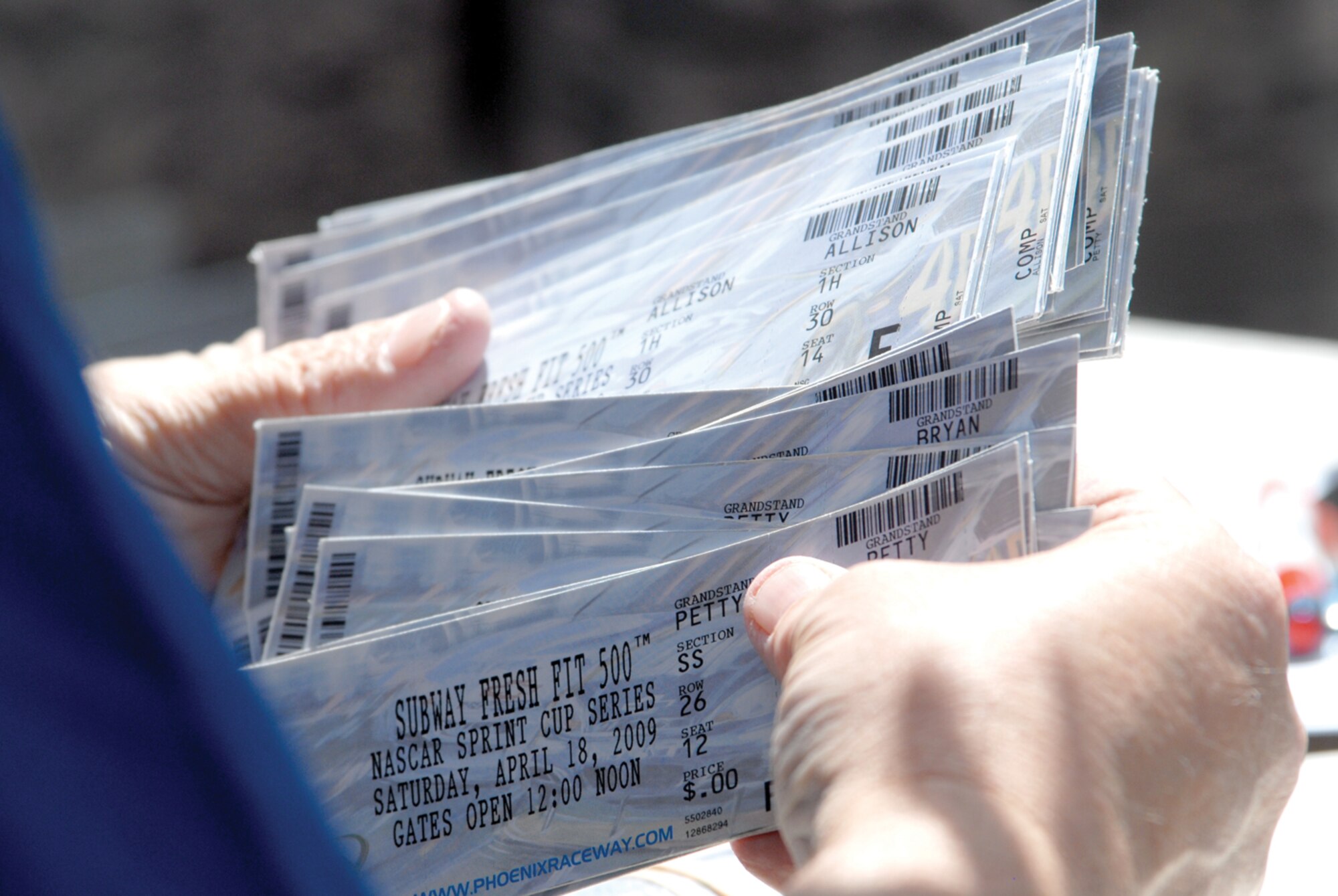Phoenix International Raceway gave away 2,000 tickets to Luke members during the event. (U.S. Air Force photo/ Deborah Silliman Wolfe)