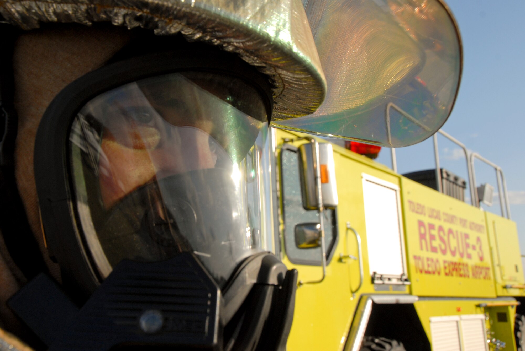 Members of the 180th Fighter Wing fire department participated in an aircraft crash and recovery exercise at the Toledo Express Airport on April 22. The drill, required every three years, not only tests the response of airport authorities, but also the response of other local emergency, fire and rescue crews that would normally respond to such an incident, to include the 180th FW fire department.