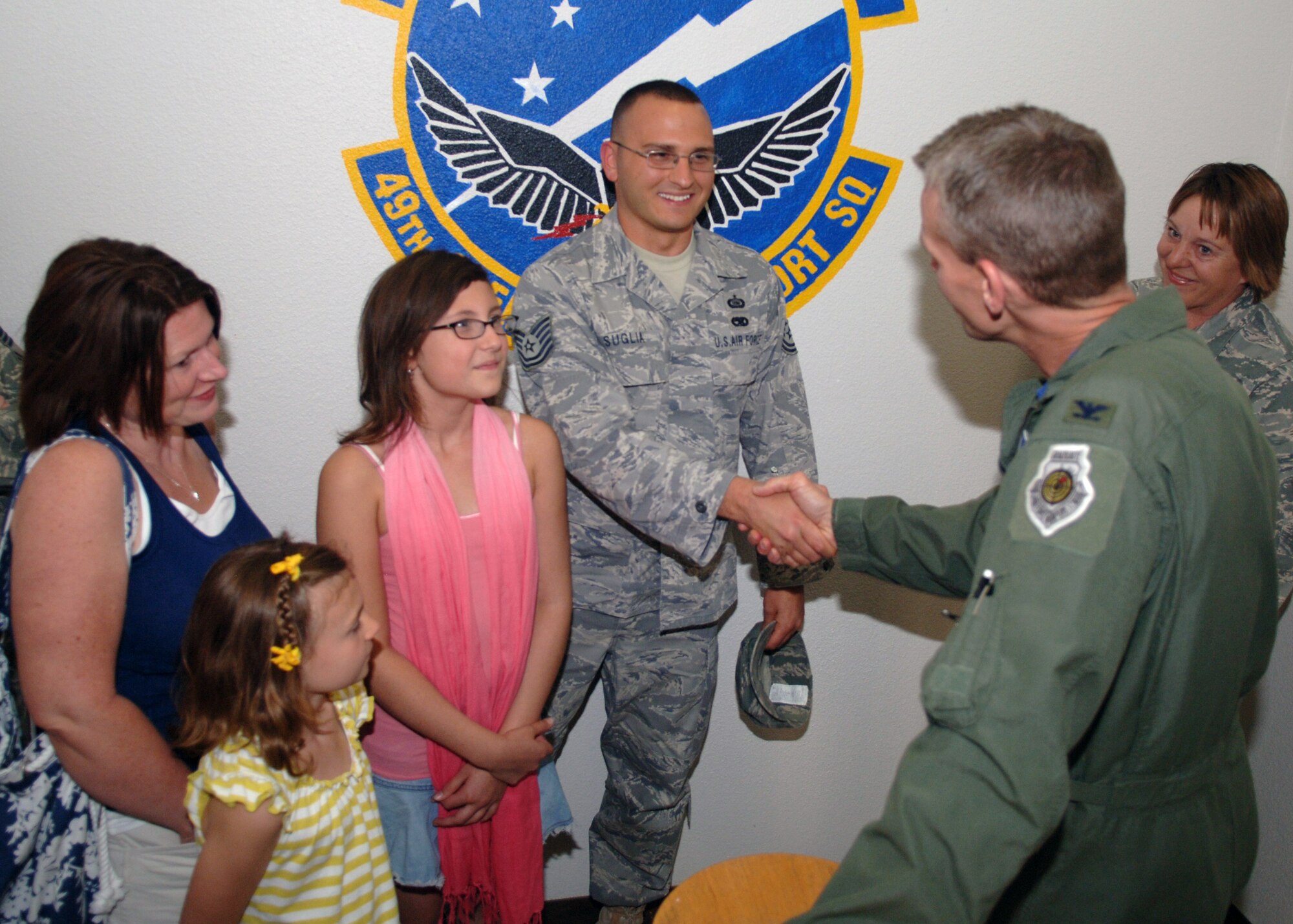 Returning deployer > Holloman Air Force Base > Display