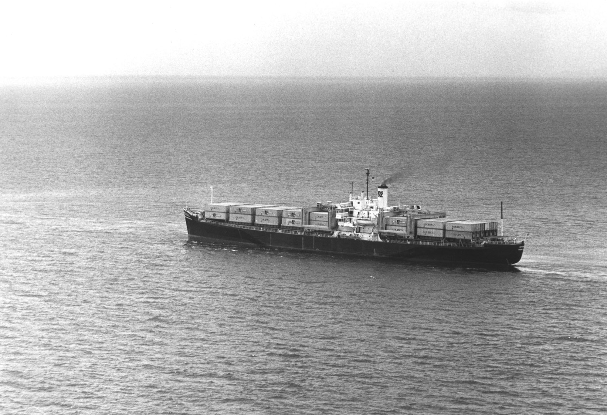 Container ship SS Mayaguez. (U.S. Air Force photo)