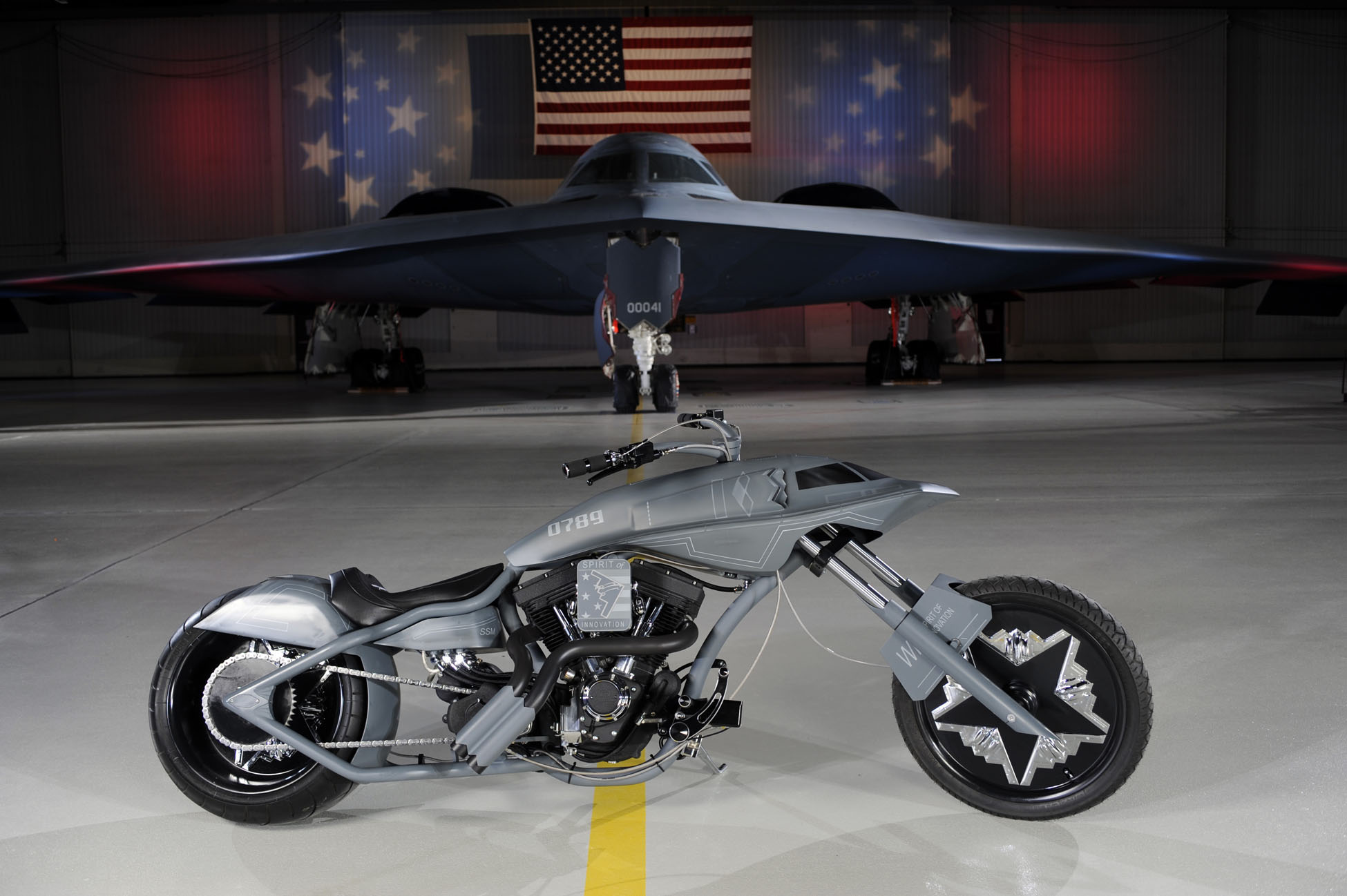 stealth b2 bomber bike