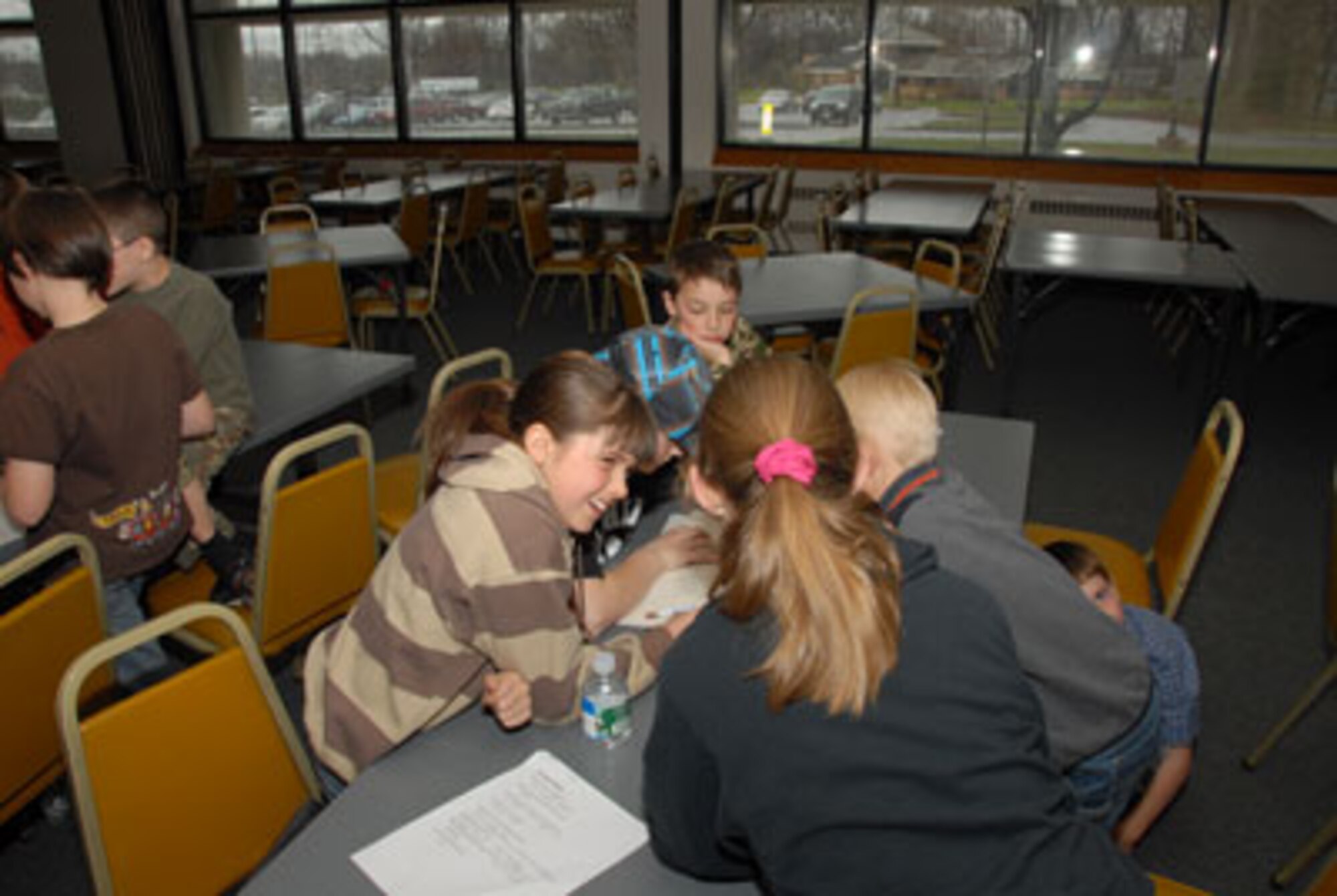 On April 23rd, the 174th Fighter Wing Family Program Office hosted a “Take Your Daughter and Sons to Work Day” event.  Twenty-six children of full-time members of the 174th Fighter Wing were in attendance.  (US Air Force photo by Capt. Anthony L. Bucci/RELEASED)
