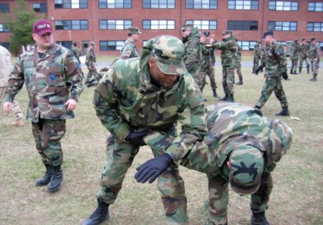 JAG Corps Members Learn Self defense