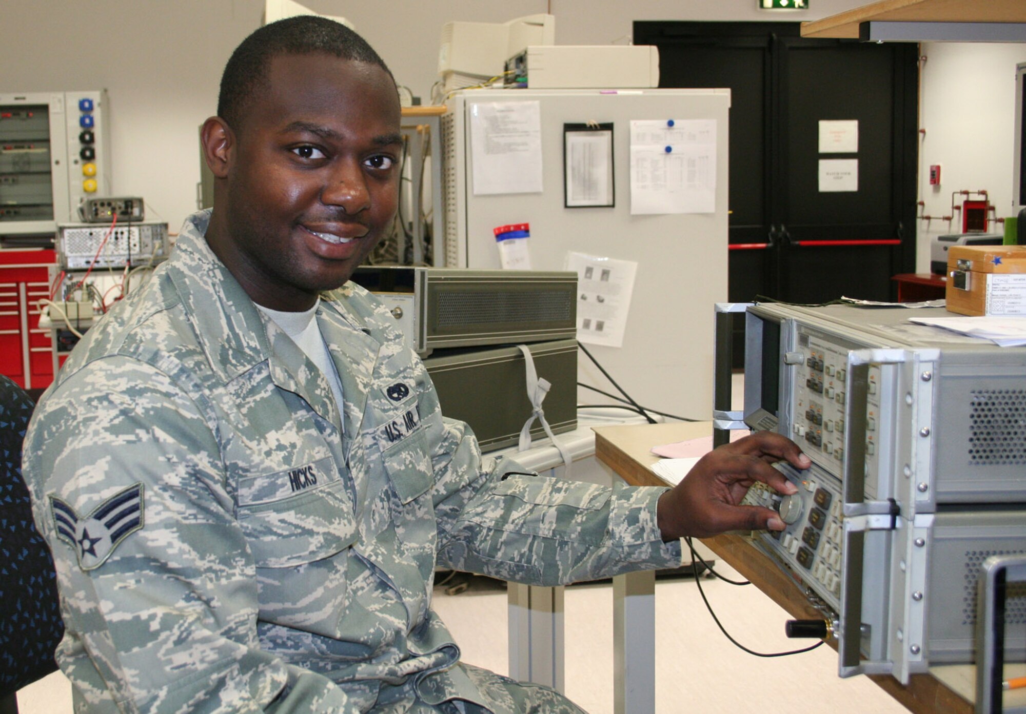 Senior Airman Johnathan Hicks, 31st MXS