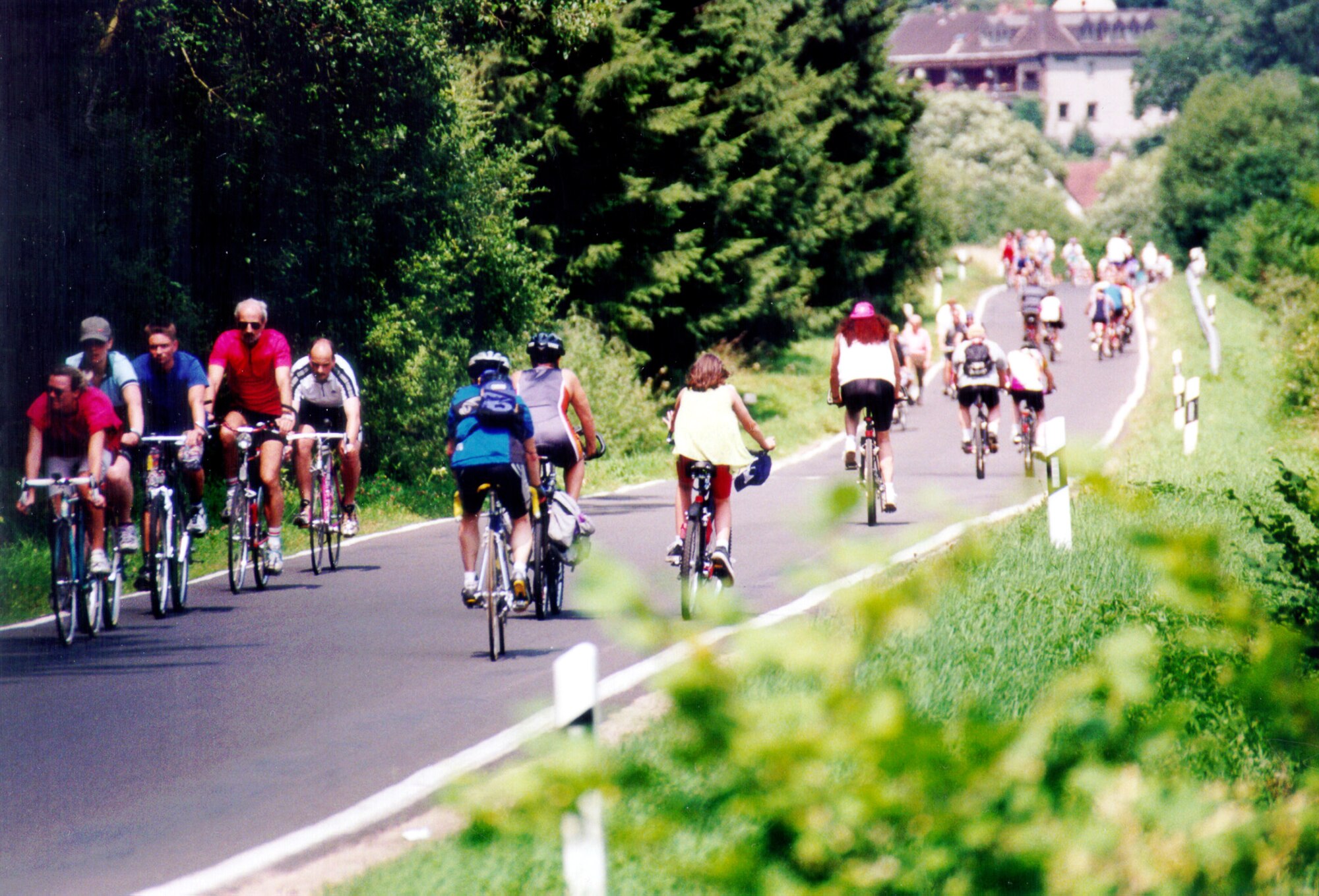 The Mosel valley will become the Eldorado for bicyclers for the 17th year in a row, May 3, when roads between Cochem and Schweich belong to cyclists and walkers only. The 140-kilometer stretch will be closed to vehicle traffic between 9 a.m. and 7 p.m., transforming this area into a recreational roadway. Organizers expect more than 100,000 people to participate in this year’s Happy Mosel event, which is known as the longest wine street festival in the world. (Courtesy photo) 