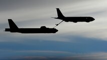 A B-52 Stratofortress from Minot Air Force Base, N.D. refuels from a KC-135 Stratotanker over the Pacific Ocean during exercise Tropic Fury. The 434th Air Refueling Wing from Grissom Air Reserve Base, Indiana recently completed a deployment to Andersen in support of Pacific Refueling Operations. During the 120 day deployment they accomplished 162 missions, flew 654 hours, off loaded over 8.2 million pounds of fuel with an overall mission capability rate of 96.2 percent.  The 452nd Air Mobility Wing March Air Reserve Base, Calif. will take over Andersen refueling operations. 
 

(U.S. Air Force photo/ Master Sgt. Kevin J. Gruenwald) released






















  












 











































  












 

























