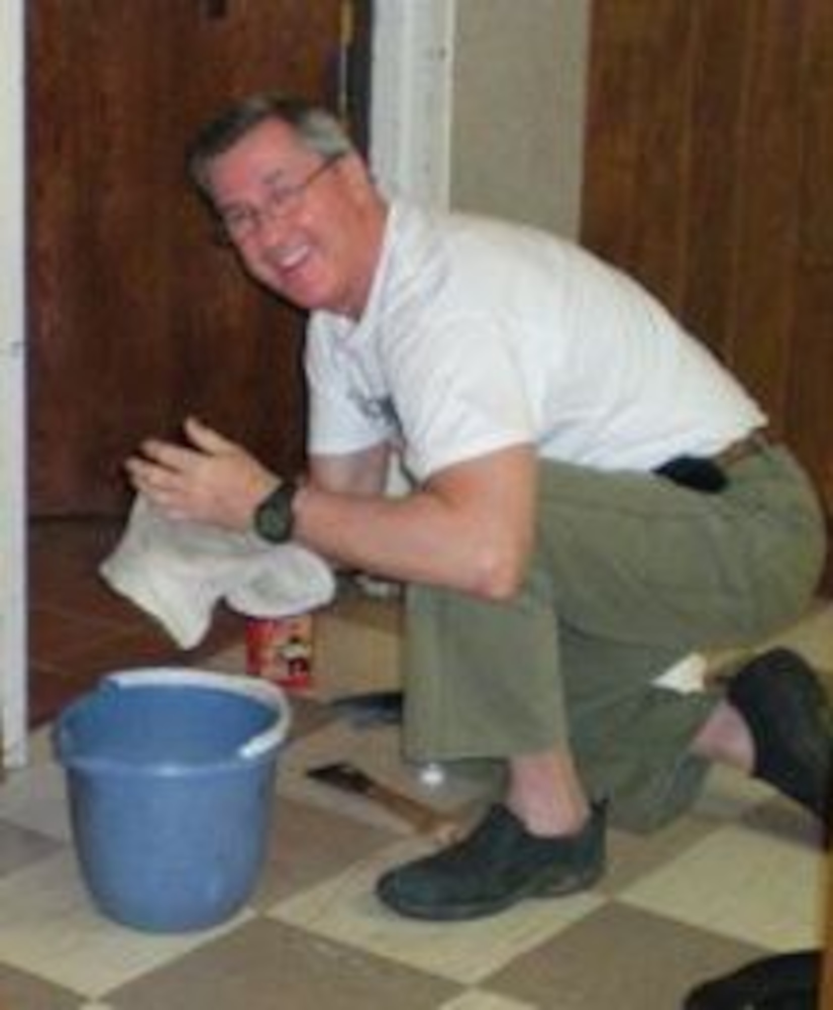 Brig. Gen. O.G. Mannon, 82nd Training Wing commander, led a group of 25 senior commanders and NCOs to give the Sheppard Club a face lift by refinishing doors, staining walls, and painting Duffy's Lounge on Apr 25. The self-help renovation was part of recent improvements by the Club including a new full-variety lunch menu, new programs like Ladies Night, Great Gatsby Gala and Texas Hold'Em.  
