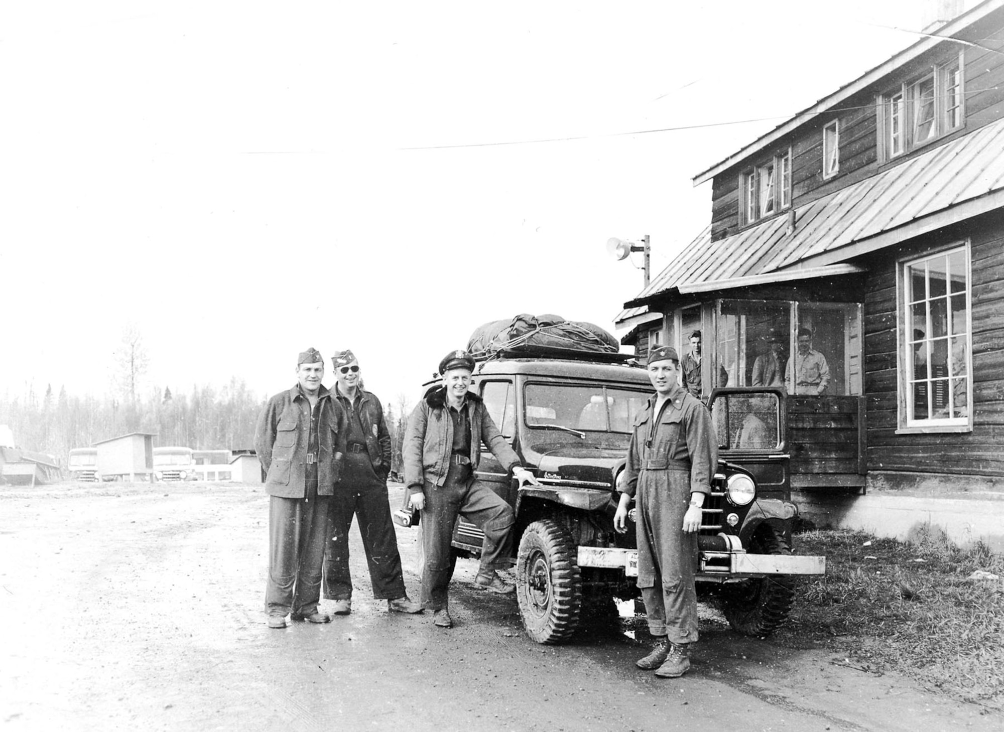 OSI’s “Alaska Project” prepared for the possibility of a Russian invasion. Its main features were training observers and setting up stores of supplies in the rugged Alaskan wilderness. These scenes depict daily life for agents in Alaska. (U.S. Air Force photo)