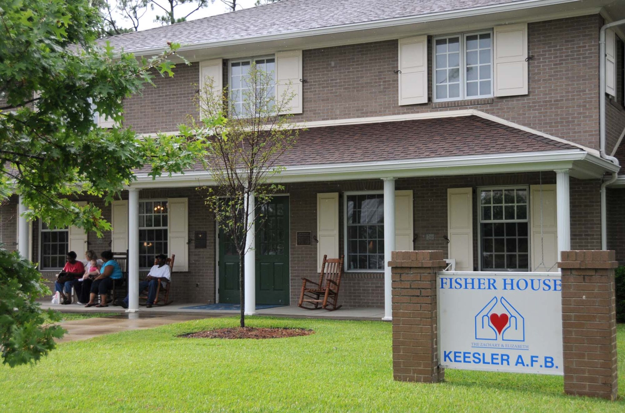 Fisher House, 509 Fisher St., is across the street from Sablich Center.  Office hours are 7 a.m. to 5 p.m. weekdays.   (U.S. Air Force photo by Kemberly Groue)