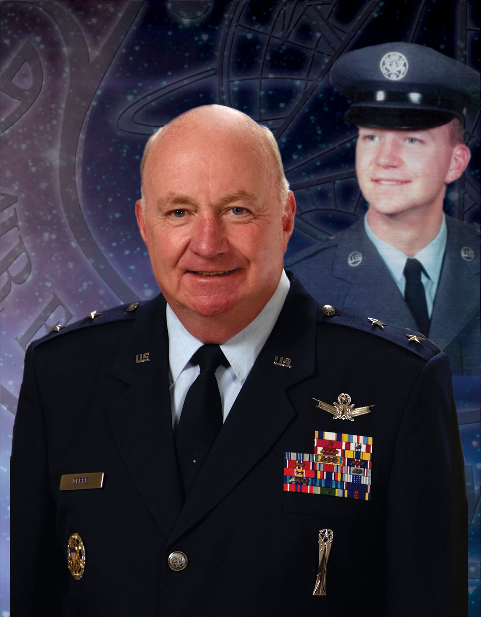 PETERSON AIR FORCE BASE, Colo. --  Maj. Gen. Thomas Deppe, vice commander of Air Force Space Command, Peterson Air Force Base, Colo., is set to retire from the Air Force after 42 years of service. (U.S. Air Force photo graphic)