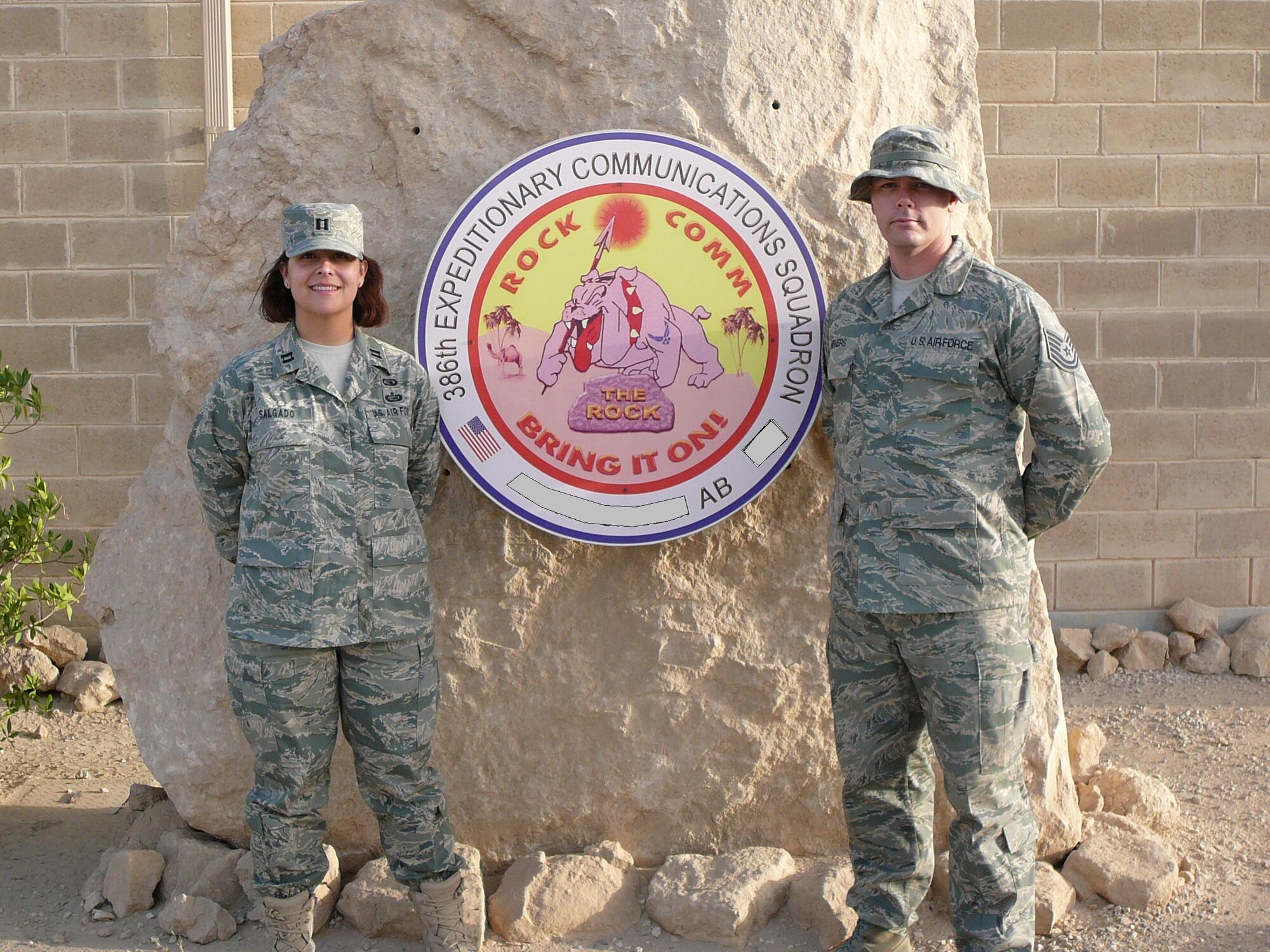 Captain Salgado, left,  and Sergeant Meyers  (Courtesy photo)
