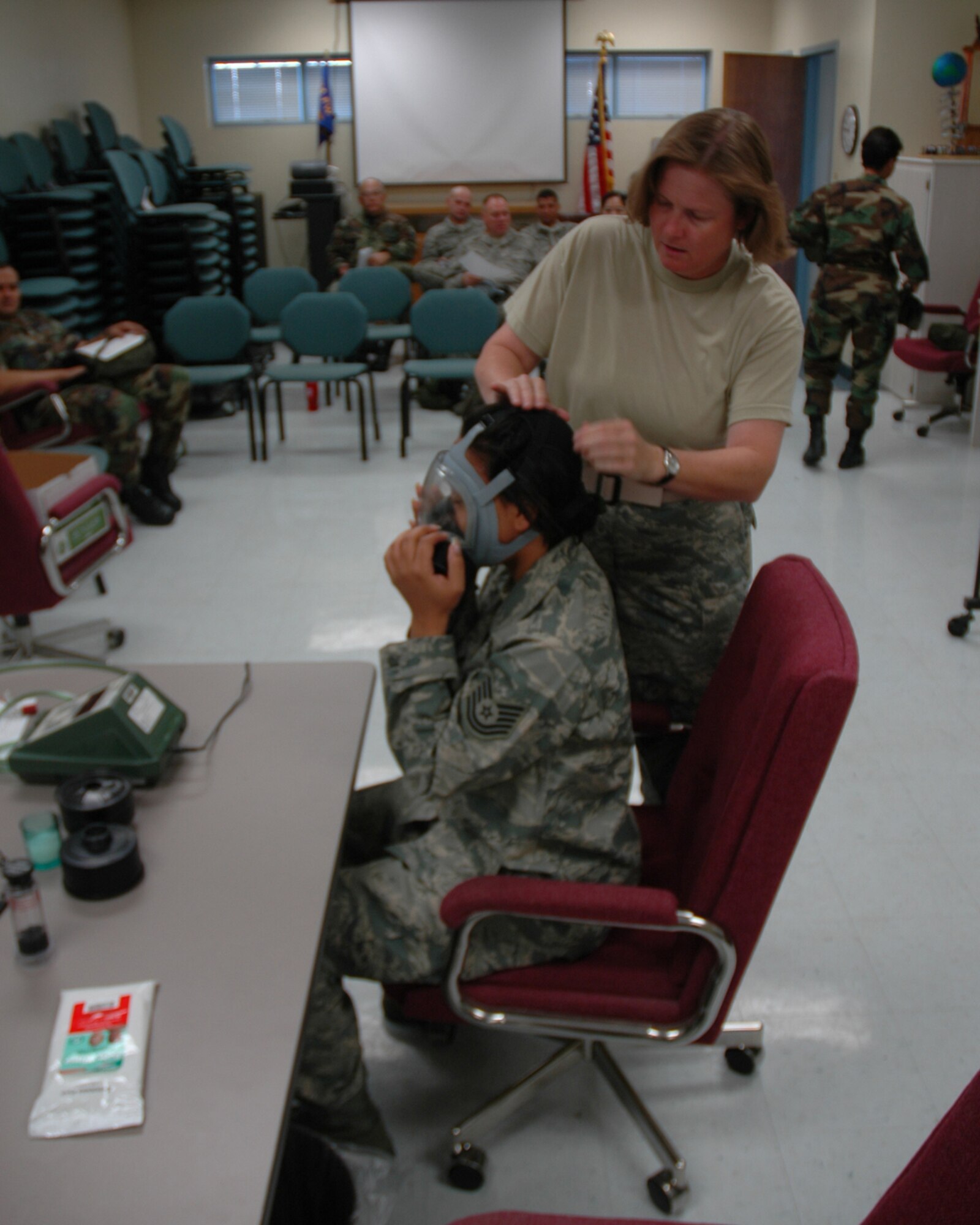 Tech. Sgt. Kimberly Rosenthal, 944th Aeromedical Staging Squadron bioenvironmental engineering technician, is the 944th Fighter Wing Spotlight for the week of August 3, 2009. (U.S. Air Force photo/Staff Sgt. Louis Vega)