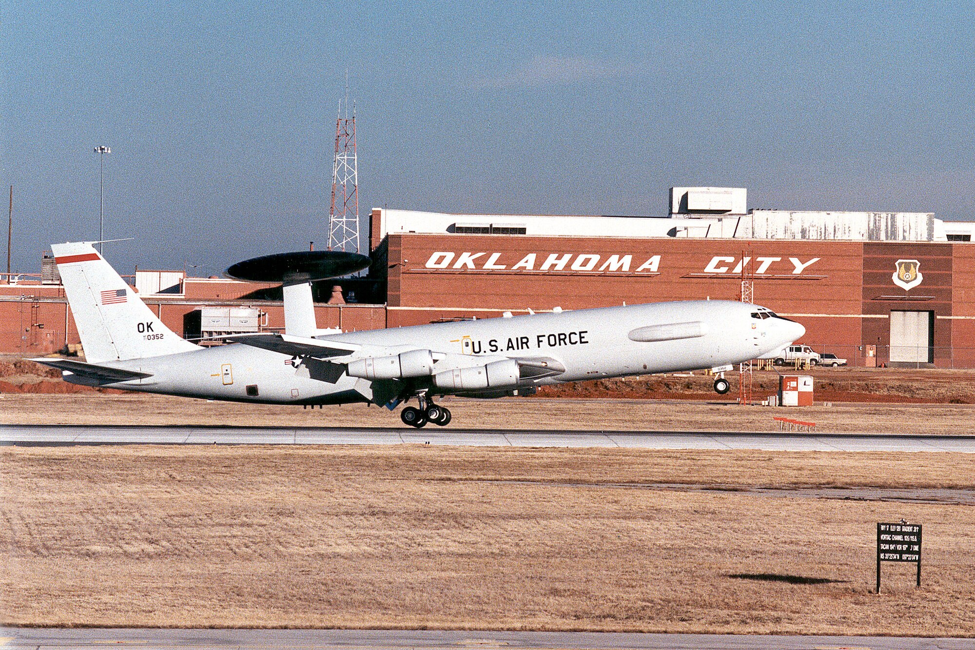 Air Force photo by Margo Wright The Oklahoma City Air Logistics Center’s 566th Aircraft Maintenance Squadron and 557th Aircraft Sustainment Squadron will perform the work on a new contract to upgrade the 1970s era computer systems in the Air Force’s fleet of E-3 AWACS aircraft, most of which are operated here by the 552nd Air Control Wing. The work is scheduled to begin in late 2010.