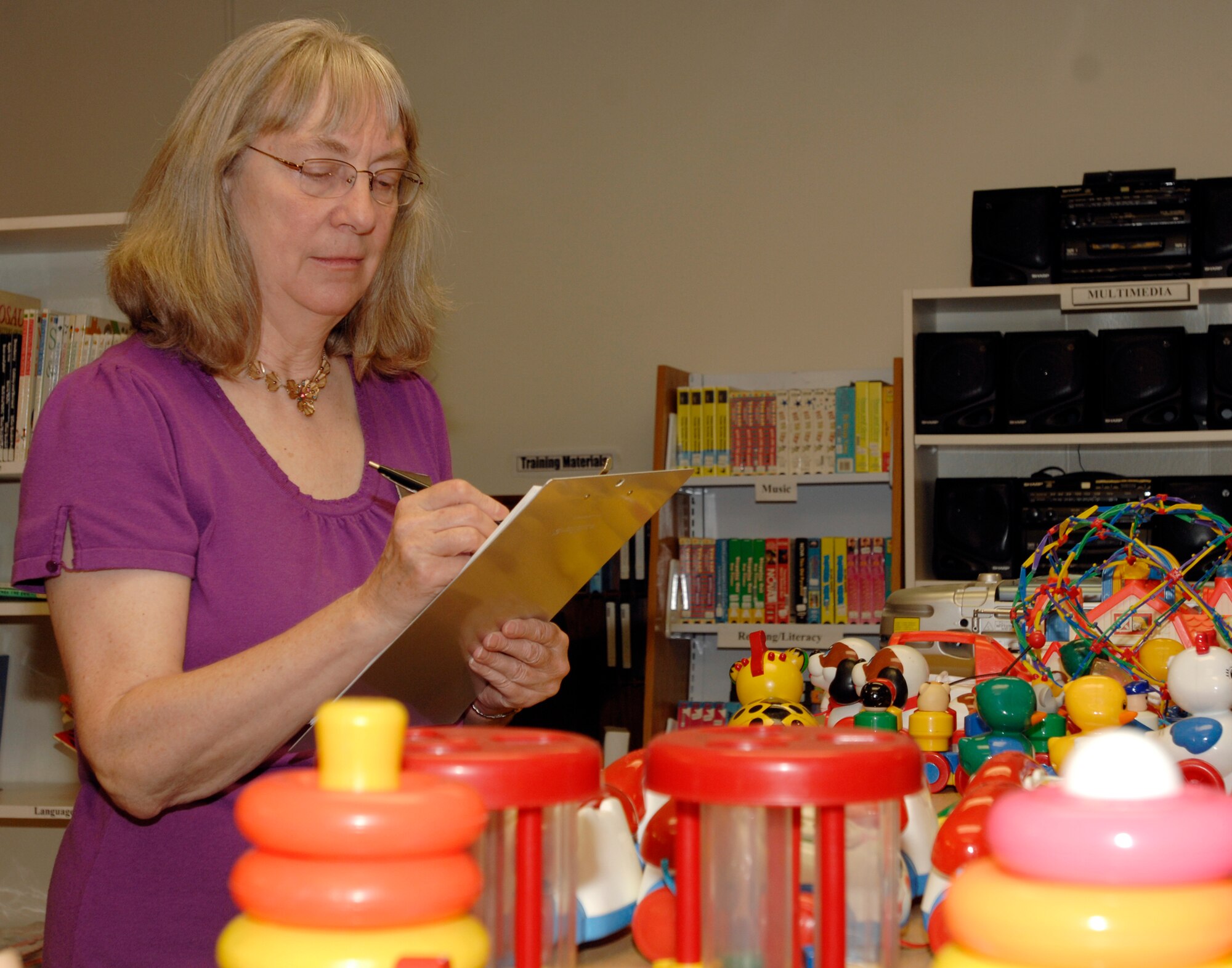 Carol Southworth 22nd Force Support Squadron Chief of the Family Child Care Program
