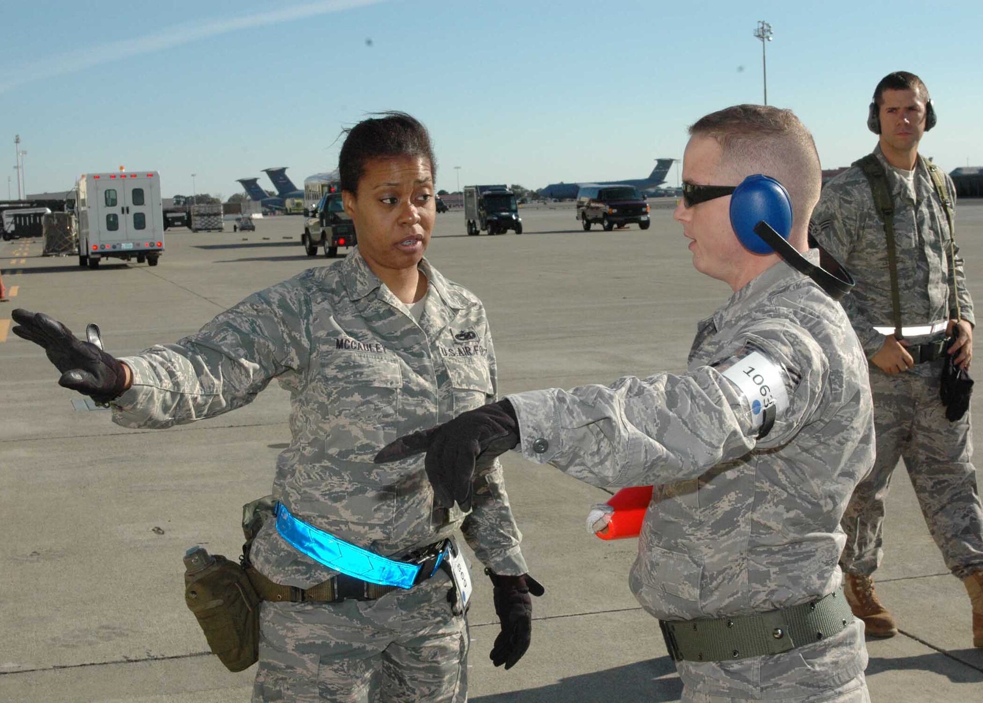 Travis hosted an Operational Readiness Exercise July 25 through Aug. 2. The exercise was in preparation for the Operational Readiness Inspection in October. An ORI evaluates s unit's ability to process people, equipment and aircraft from home station to a deployed location safely and efficiently. (U.S. Air Force phgoto/Staff Sgt. Meredith Mingledorff)