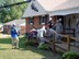 BEAVERCREEK, Ohio -- An Air Force crew of volunteers work to remove a wheelchair ramp from the James Terpenning home while 