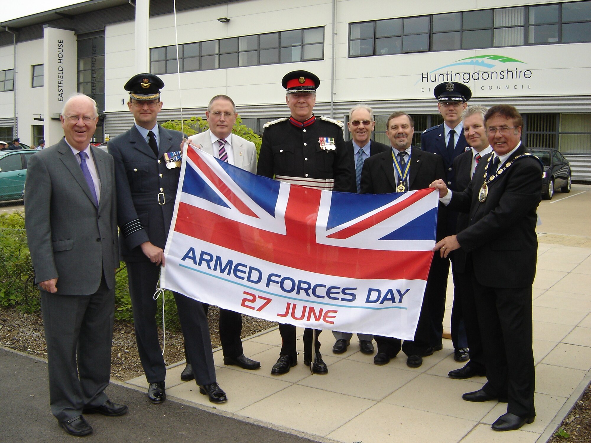 The 501st Combat Support Wing celebrates Armed Forces Day with the local community June 27.