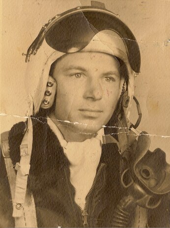 2nd Lt. Billie Joe Bullard wears his flightsuit in an undated photo. The Charleston AFB honor guard and Capt. Matthew McNulty, a pilot with the 16th Airlift Squadron presented a United States flag to the surviving widow and son of 2nd Lt. Billie Joe Bullard July 30 in N.C. According to casualty reports, Lieutenant Bullard was declared deceased seven days after his aircraft went down in the Atlantic Ocean, 18 miles east of North Truro, Mass., Feb. 1, 1957. 