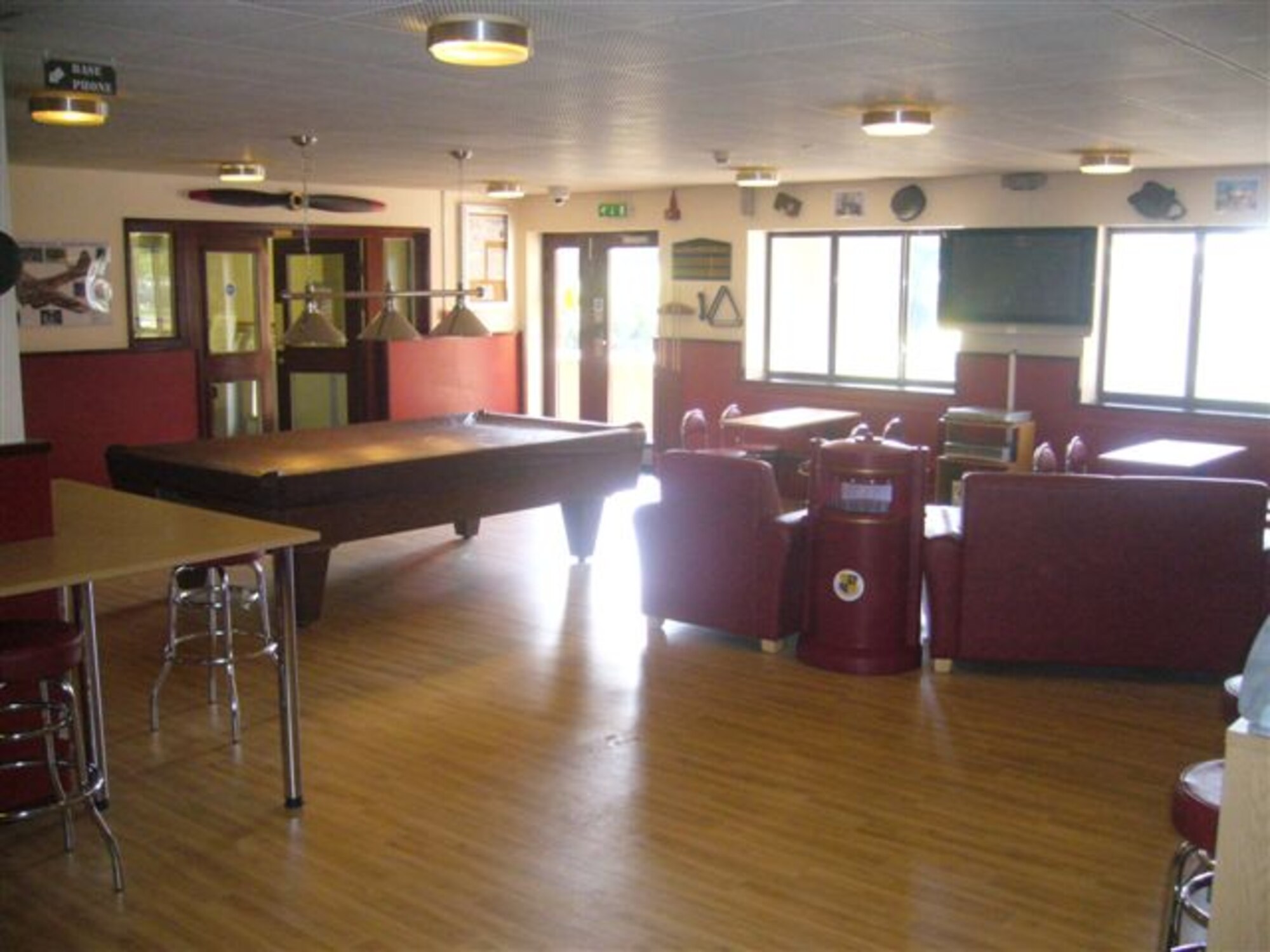The new Dorm Heritage Center was recently completed for enlisted living in the dorms to use.