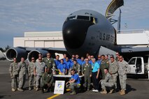 SEYMOUR JOHNSON AIR FORCE BASE, N.C. -- Members of the 916th Air Refueling Wing RODEO team pose for a team picture. The 916th took home four trophies from the international air mobility competition. (U.S. Air Force photo by: TSgt. Scotty Sweatt/916ARW PA)
