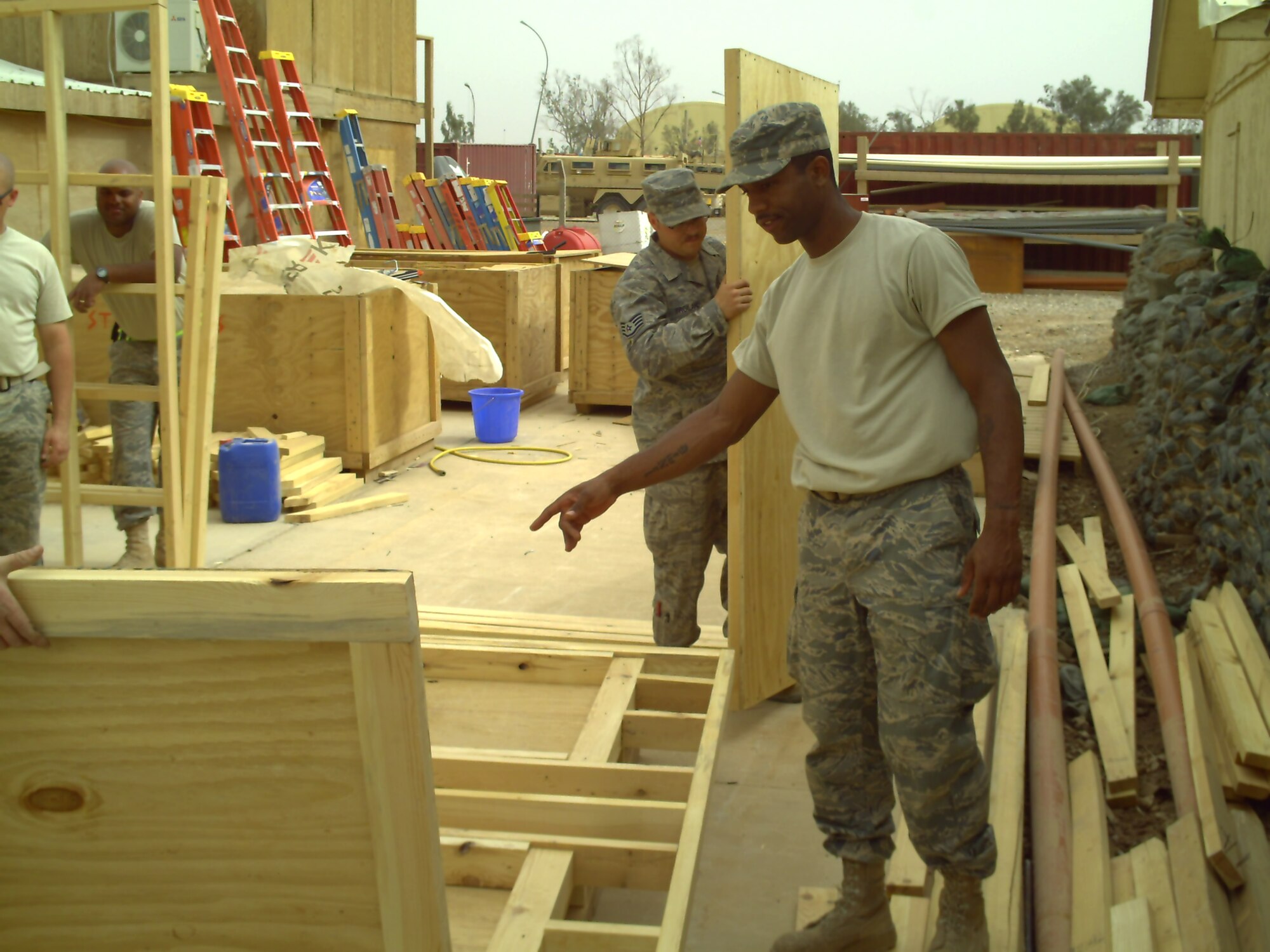 JOINT BASE BALAD, Iraq -- Airman 1st Class Dewey Nelson is currently deployed from the 1st Civil Engineer Squadron.  (Courtesy photo)