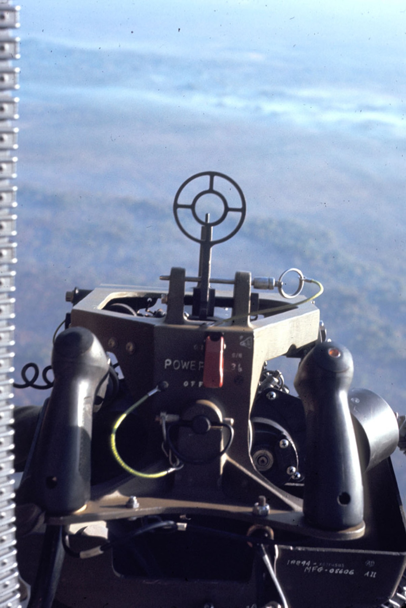 Gunner’s view from a special operations helicopter. (U.S. Air Force photo)