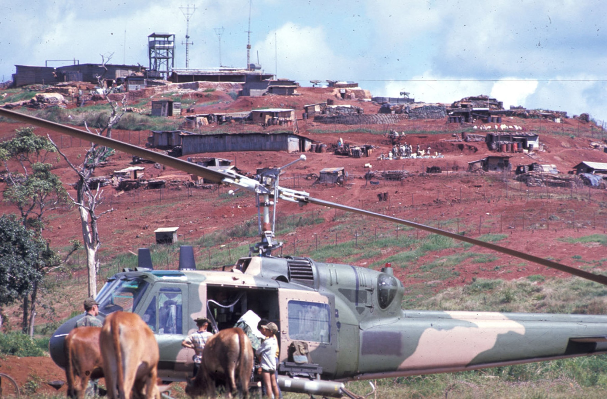 USAF special operations helicopters often flew missions to Cambodia from bases in Laos. (U.S. Air Force photo)