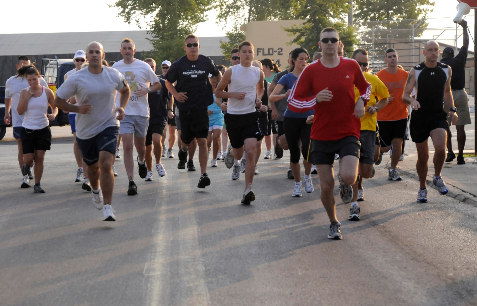 Airmen from Incirlik Air Base, Turkey, begin the 5k Poker Run Saturday, Aug. 8, 2009. Participants picked up a single card from each of the five points throughout the run, aiming for the best “poker hand” to win a prize. (U.S. Air Force photo/Airman 1st Class Amber Ashcraft)