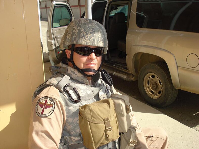 Master Sgt. Derek Fromenthal with the 5th CCG was awarded the 2009 Tuskegee Airmen Inc. award for top senior non-commissioned officer. Courtesy photo