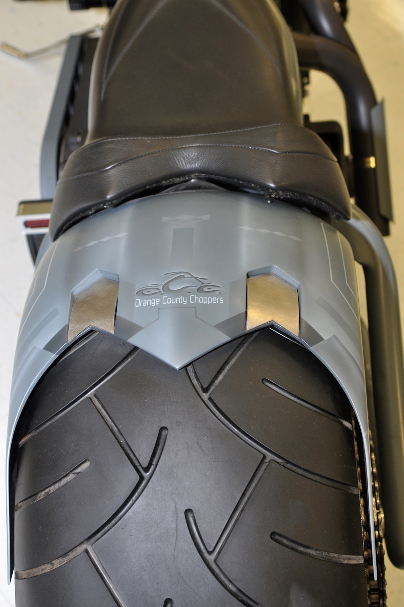 The “B-2 Stealth Bike,” which was designed and built by Orange County Choppers of Newburgh, N. Y., sits on display at the Base Exchange on Barksdale Air Force Base, La., August 12, 2009. Northrop Grumman commissioned the building of the motorcycle to commemorate the anniversary of the first flight of the B-2 Spirit stealth bomber. The aft deck of the bike is made in the same titanium used for the original B-2 aft deck. The B-2 Stealth Bike will appear at Northrop-sponsored events throughout 2009. (U.S. Air Force photo/Tech. Sgt. Jeff Walston)

